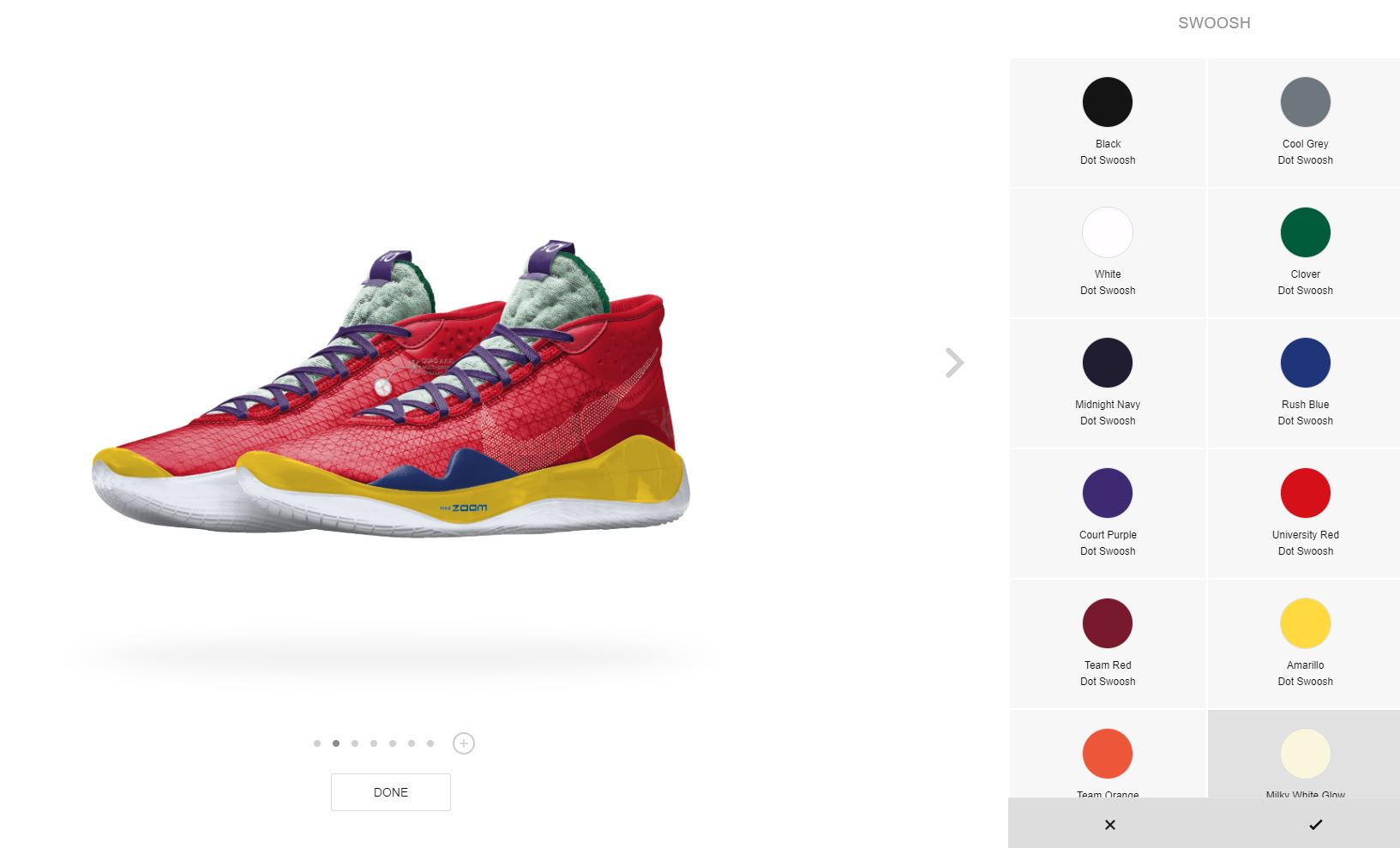 nike website customize