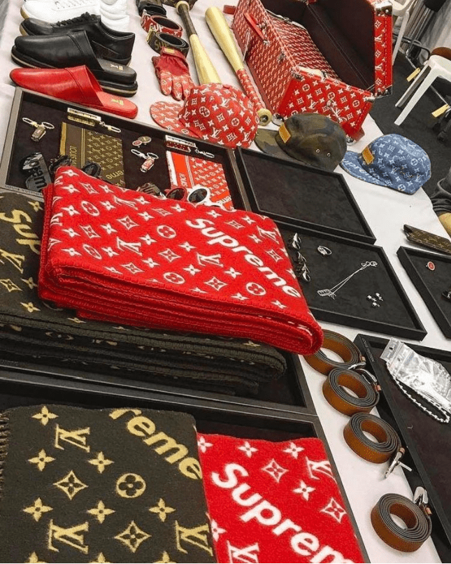 Louis Vuitton, Accessories, Supremelouis Vuitton Bandana Red