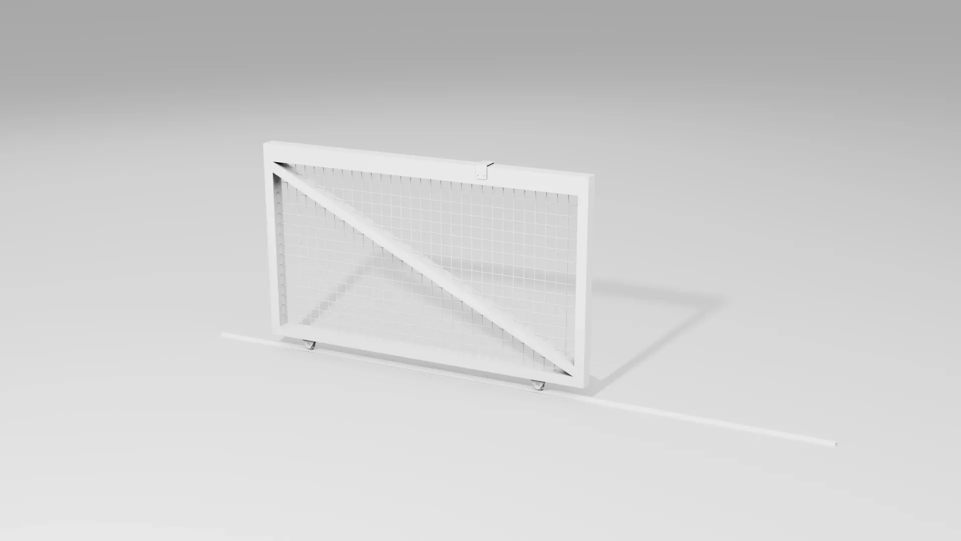 Rendu argile d'une porte 3D, Biscabois