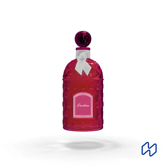 Engraved 3D perfume bottle Guerlain