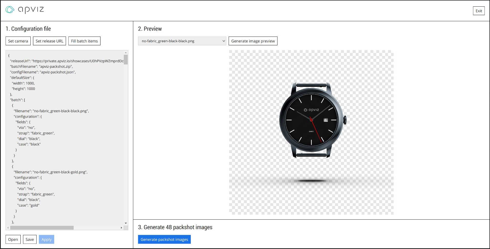 Virtual Photography interface
