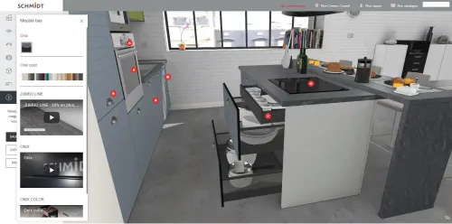 3D kitchen animation by Schmidt 