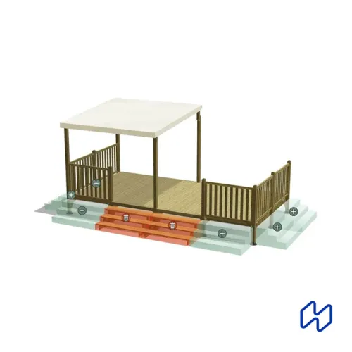 Mobil-home 3D model Biscabois