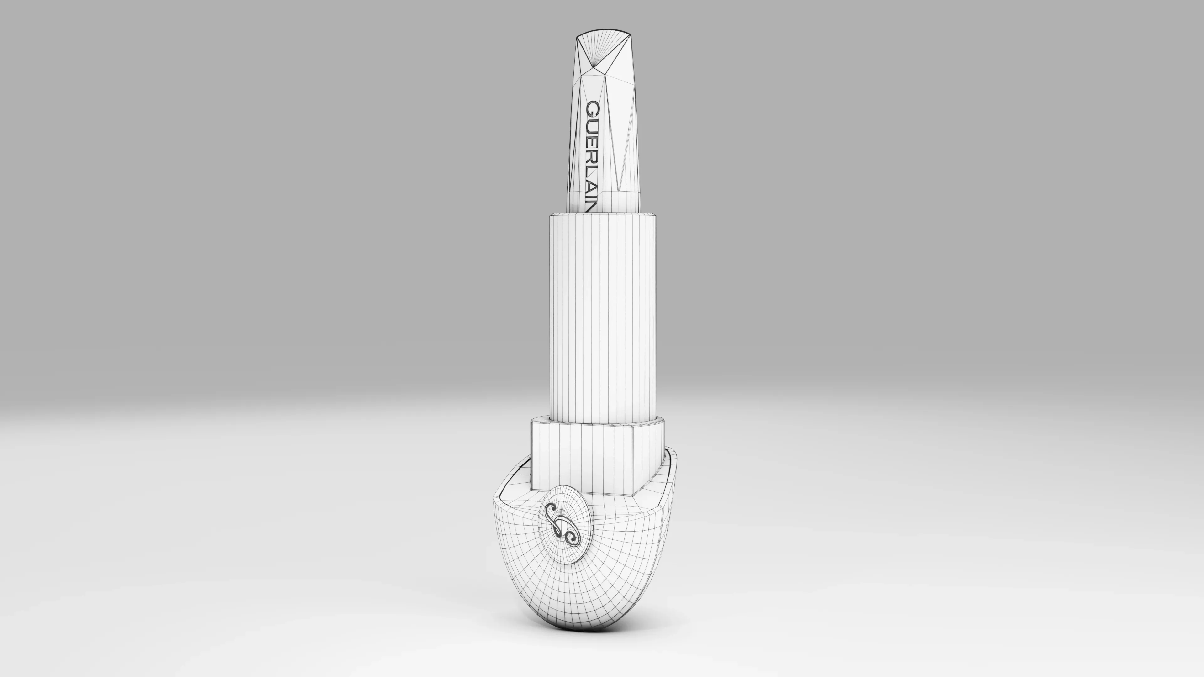 Wireframe open 3D lipstick Guerlain Rouge G