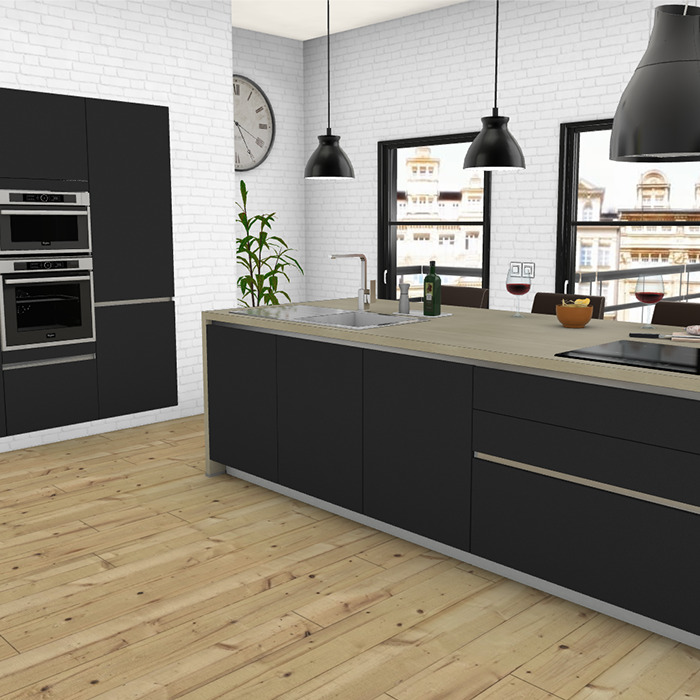 Schmidt kitchen black