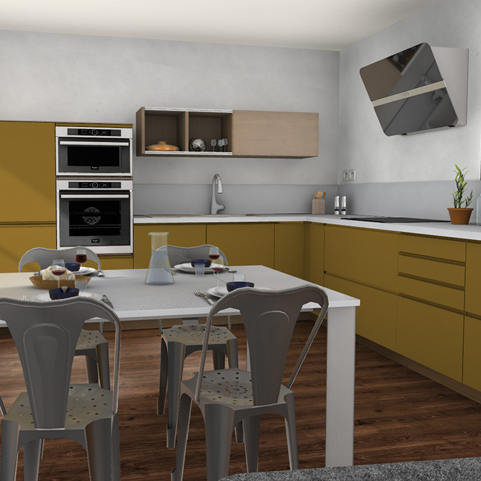 Schmidt kitchen yellow